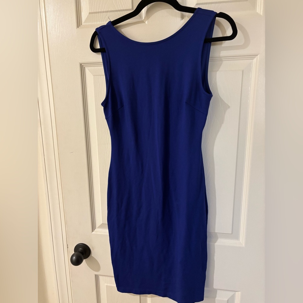 Lulu's Royal Blue Mini Backless Dress Size S